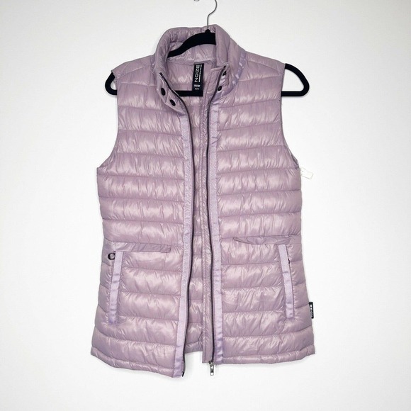 NWOT Noize Rhea Puffer Vest Women's Mauve Size XS - Picture 3 of 10